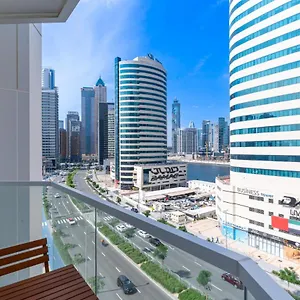 Apartment Chic For 3 I Balcony Prime I Business Bay