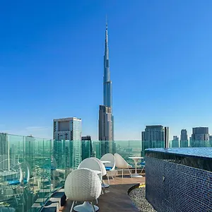 Sky And Infinity Rooftop Pool, Dubai's Ultimate View 1br In Paramount Midtown * Dubai