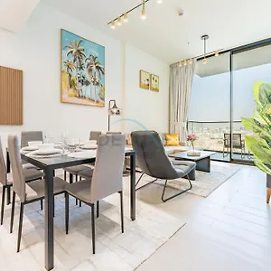 Skyline And Community Views 1br With Private Balcony Near Community Park, Binghatti Amber, Jumeirah Village Circle By Deluxe Homes Dubai