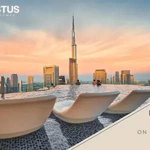 2bd Paramount Midtown - 6 Guests - Burj Views 64th Floor Infinity Pool, King Bed Daire *
