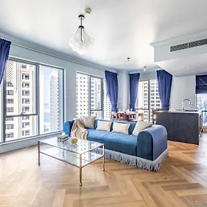 Unique Jbr Gem - Full Sea View - Designer's Choice - 5 Min Walk From Jbr Dubai