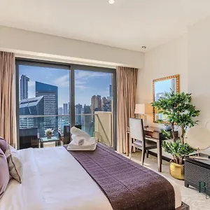 Exquisite Studio,emaar Residences Marina شقة *