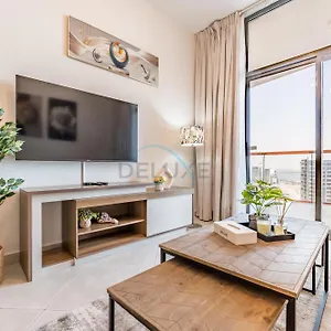 Community View 1br With Balcony Near Downtown Dubai, Binghatti Avenue, Al Jaddaf By Deluxe Homes * Dubai
