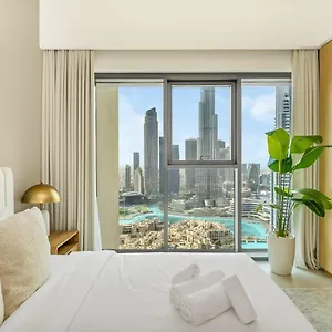 Burj Royale 3br Full Burj Khalifa & Fountain View * 두바이