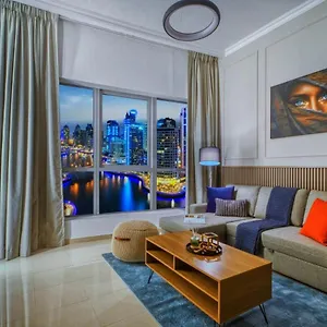 Waterfront Marina Views Sleeps 4 Near & Mall Dubai