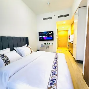 Azizi Rivieira Meydan, Luxury With Burjkhalifa And Pool Views Dubai