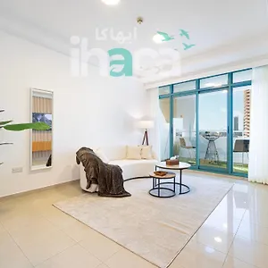 Lägenhet Modern Cozy 1 Bedroom Marina Near Tram Ain Sea View Balcony