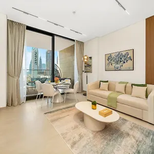 Apartment Chic 1br Burj Khalifa Views Private Jacuzzi Dubai