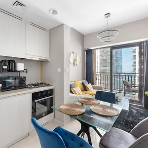 Zada Tower 1br - Sleek Comfort In Business Bay-12 아파트 두바이