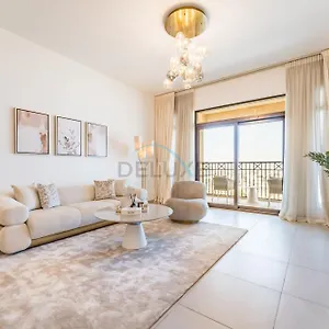 Balcony Overlooking Community 2br With Assistant Room, Minutes Away From The Beach, Madinat Jumeirah Living Rahaal 2, Jumeirah By Deluxe Homes