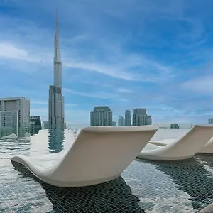 Highest Infinity Pool With Burj Khalifa View 2 Bed In Apartment *