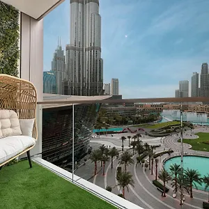 Appartamento Gogoto Luxury Burj Khalifa View 5 Min Mall Dubai