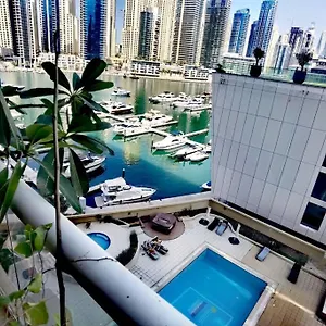 Marina View, 3 Min Walk To Metro And Beach Plus Free One Hour Boat Trip
