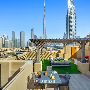 Manzil - Cozy 2br Penthouse With Private Terrace And Full Burj View In Downtown Dubai