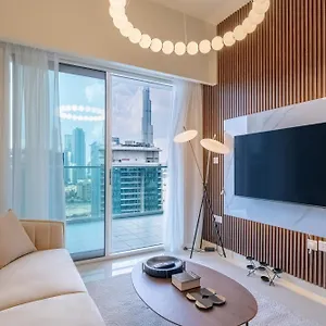 Stylish High Floor With Burj View