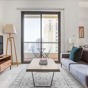 Apartment Blueground Sadaf Sea View Elevator Gym Dxb-925 Dubai