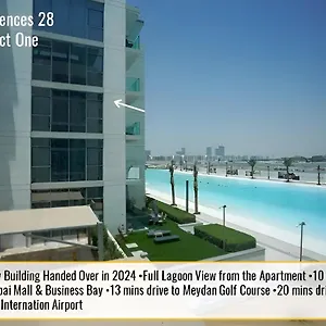 Appartement District One, Mbr Brand New Full Lagoon View Dubaï