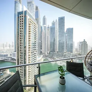 Deluxe 3 Bedroom With Marina & Sea View * Дубай