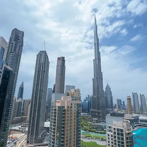 Apartment Luxury 2 Bedroom With Full Burj Khalifa View Dubai