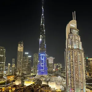 Apartment Luxury 2br High Floor Apt. W/ Burj Khalifa View With Laser Light Show And Dancing Fountain View Dubai