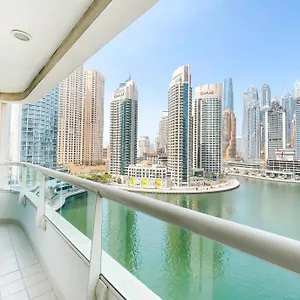Beautiful Marina Views One Bedroom With Two Balconies