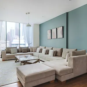 Blueground Walk Fully Furnished Kitchen Dxb-1552 Apartment *