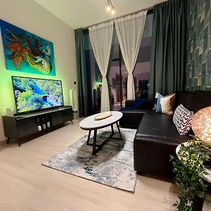 Serene 1Br In Jvc Pool View, Balcony & Parking Apartment