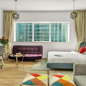 شقة Spacious 3br High Floor Palm View In Marina