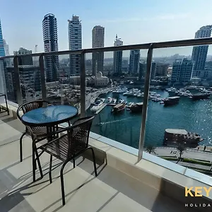 Apartment Sophisticated One Bedroom With Full Marina View Dubai