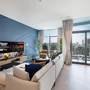 Luxury 2br Burj Khalifa And Canal View Pool Jacuzzi Appartamento Dubai