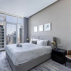 Havn - Damac Prive Studio, With Burj Khalifa View شقة