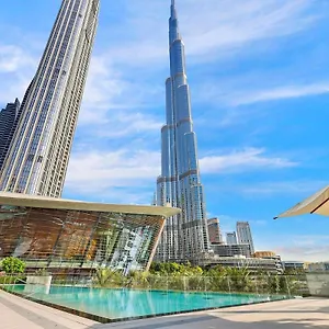 First Class 2br Burj Khalifa & Fountain View 두바이