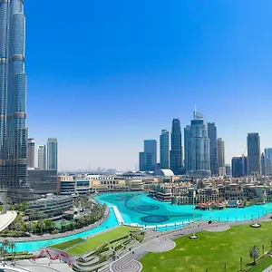 Grande Residences With Burj Khalifa View From 14th Floor For 8-guests 公寓