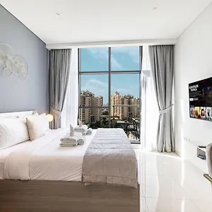 Seven Palm With Private Access And Infinity Pool Апартаменты Дубай