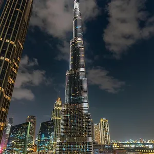 Skyline Serenity Breathtaking Full Burj Khalifa View From A High Floor 3905 *