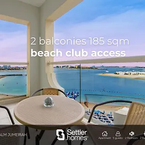 Your Private With Sea View & Crib - Palm 2br Apartment Dubai