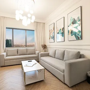 Апартаменты Damac Maison Mall Street! 2 Bedroom Upgraded Apartment!