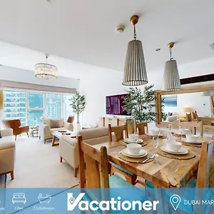 شقة Trident Bayside - Beautiful Two Bed In The Marina دبي