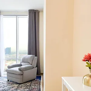 Lejlighed Wonderful 2b With Canal Views At Amna Tower Dubai
