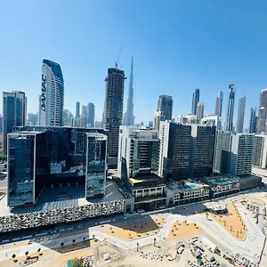 Burj Khalifa Skyline View Appartamento