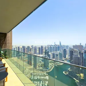 Skyline Serenity ,3br Oasis Overlooking The Marina * 두바이