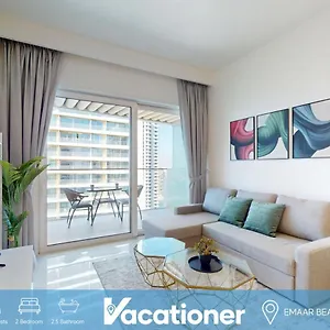 아파트 Grand Bleu 2 - Sophisticated Two Bed With Sea View 두바이