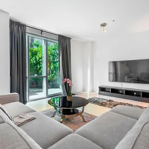 Cozy Elegance - Marina Promenade - Private Terrace Dubái