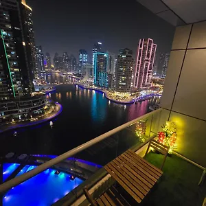 Amazing 1br With Marina View And Pool View --- Next To Jbr Beach---opp Jbr Tram Station Apartment
