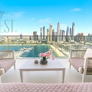 Peerless 3br Beachfront Living In Sunrise Bay شقة دبي