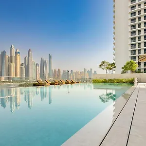 Escape24-lux 1br With Access Emaar Beachfront 아파트 두바이