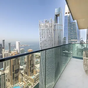 아파트 Marina Gate 2 Penthouse Iconic Views 두바이