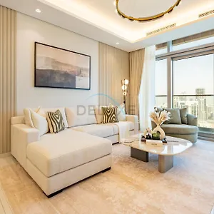 2br With Balcony Overlooking And Burj Khalifa, Minutes Away From Mall, Paramount Tower And Residences, Business Bay By Deluxe Homes 아파트 두바이
