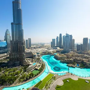 아파트 Grande Residences With Burj Khalifa View From 31st Floor For 8-guests