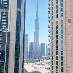 Апартаменты 2min To Mall - Pool, Gym, Sauna - Full Burj View Дубай